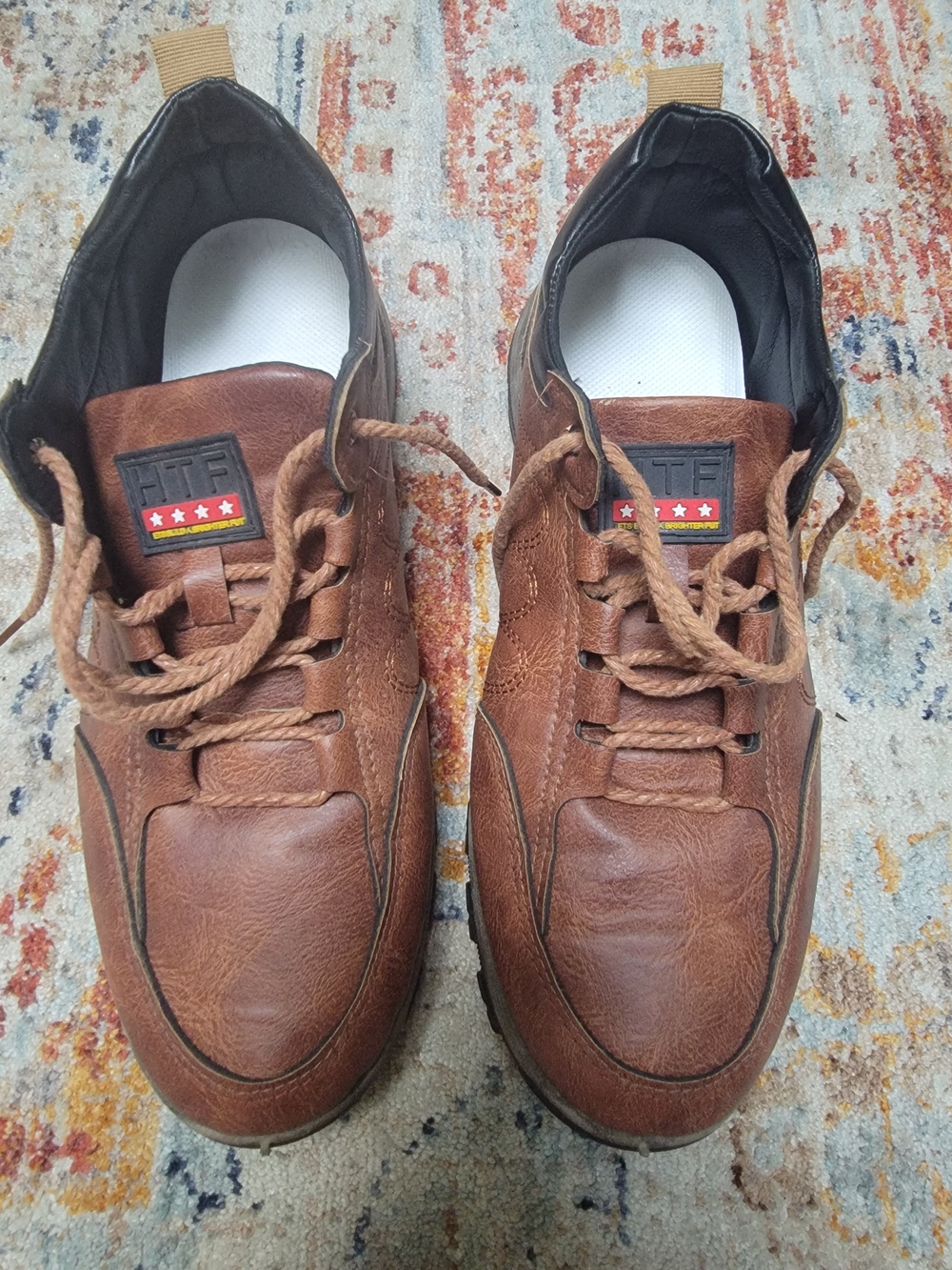 Men’s Casual Hand Stitching Arch Support & Non-slip Breathable Shoes Size 11
